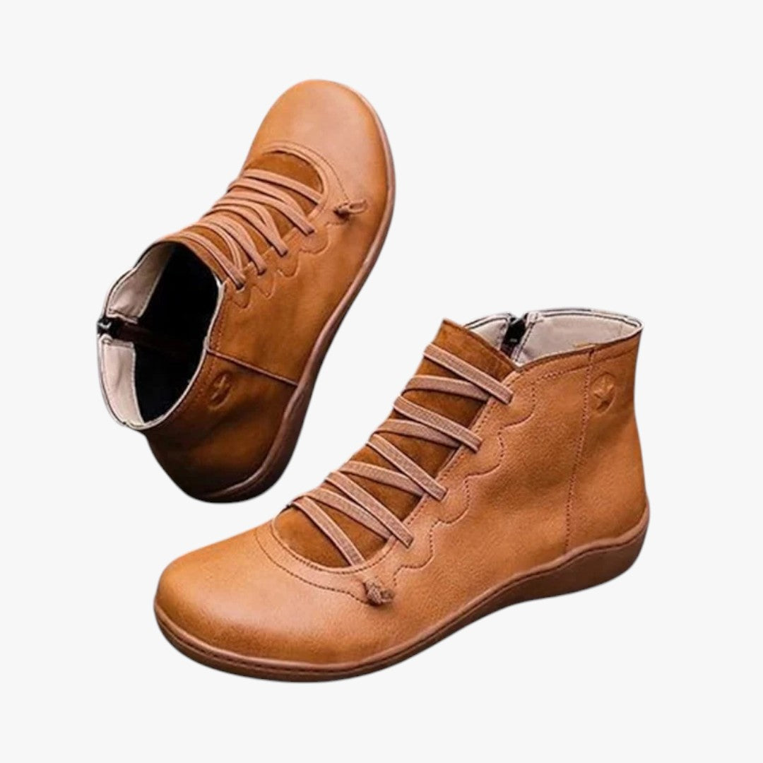 Damen Winterstiefel mit seitlichem Reißverschluss | Hohe Winterschuhe