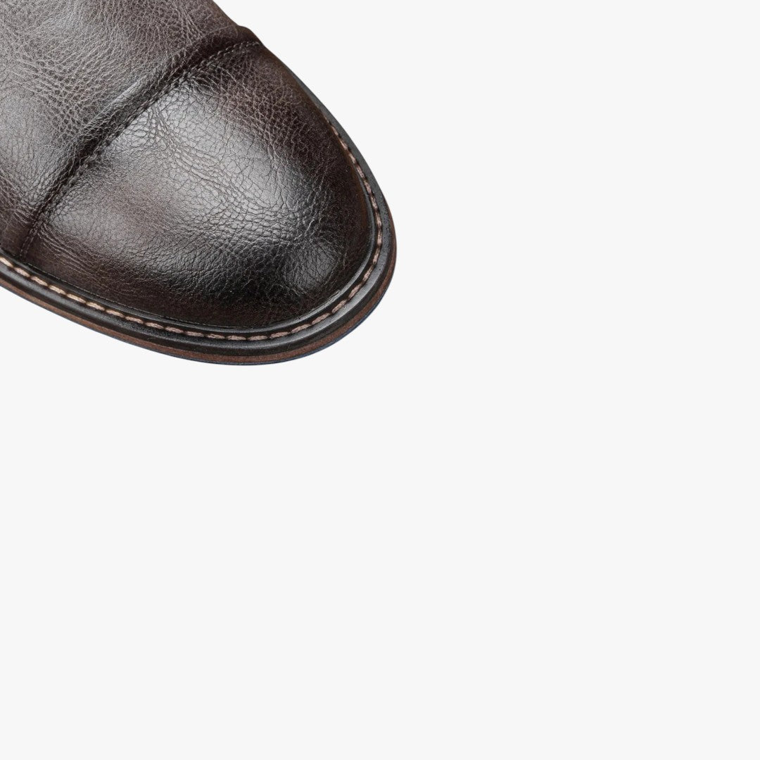 Herren Vintage Winterstiefel mit Reißverschluss | Schuhe Mit Schnürung