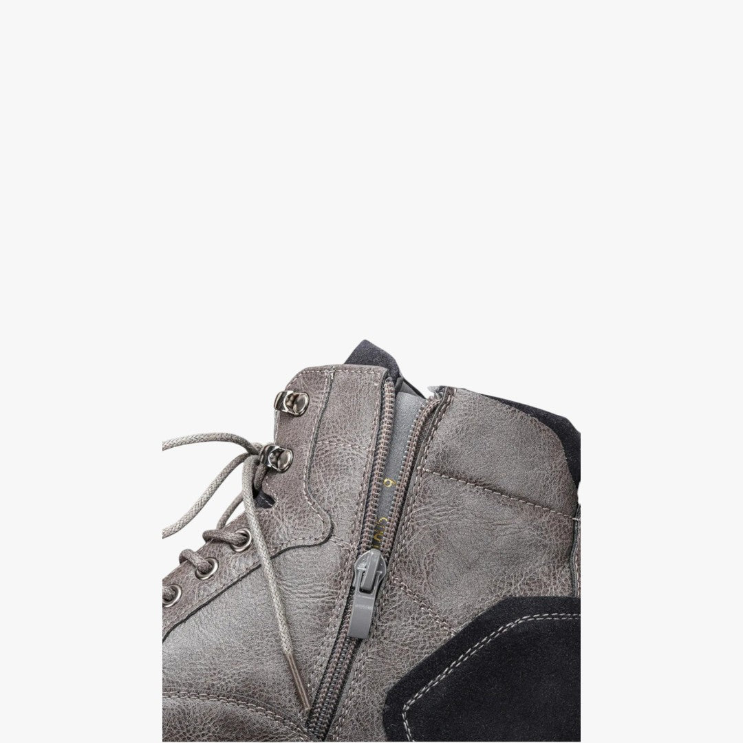 Herren Vintage Winterstiefel mit Reißverschluss | Schuhe Mit Schnürung