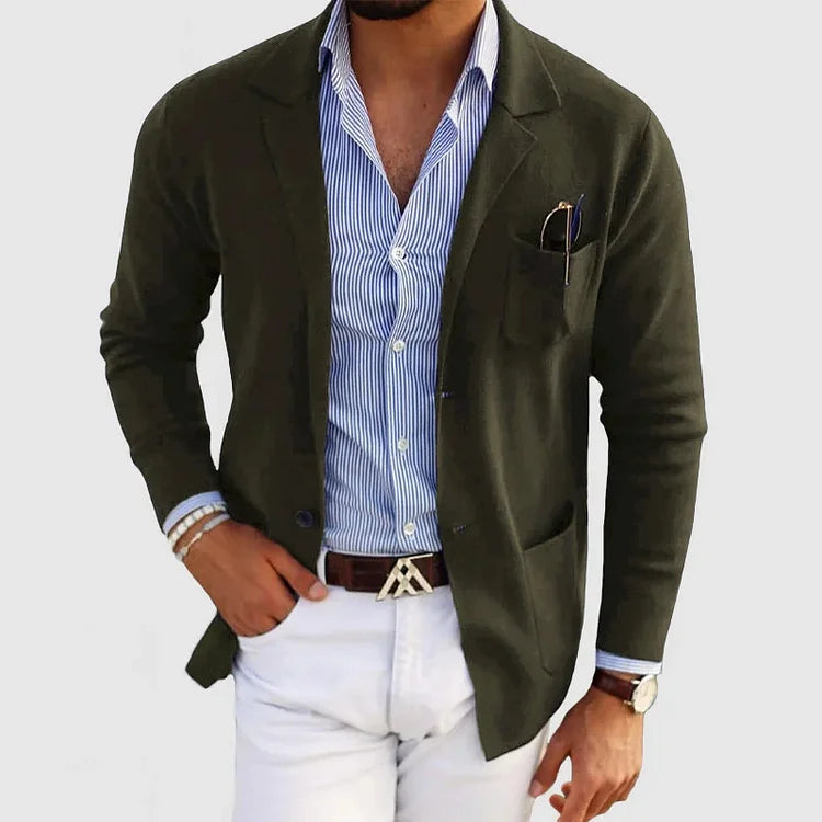 Herren Cardigan im Blazer Design | Stilvoll und vielseitig bei jedem Anlass
