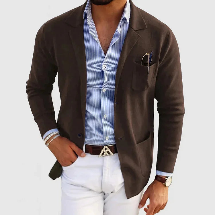 Herren Cardigan im Blazer Design | Stilvoll und vielseitig bei jedem Anlass