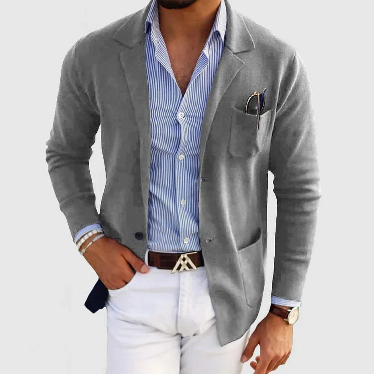 Herren Cardigan im Blazer Design | Stilvoll und vielseitig bei jedem Anlass