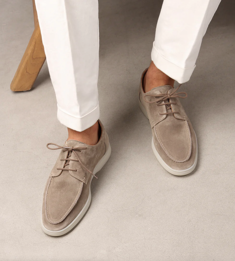 Sportlich-Eleganter Freizeit Schuh für Herren - Velour