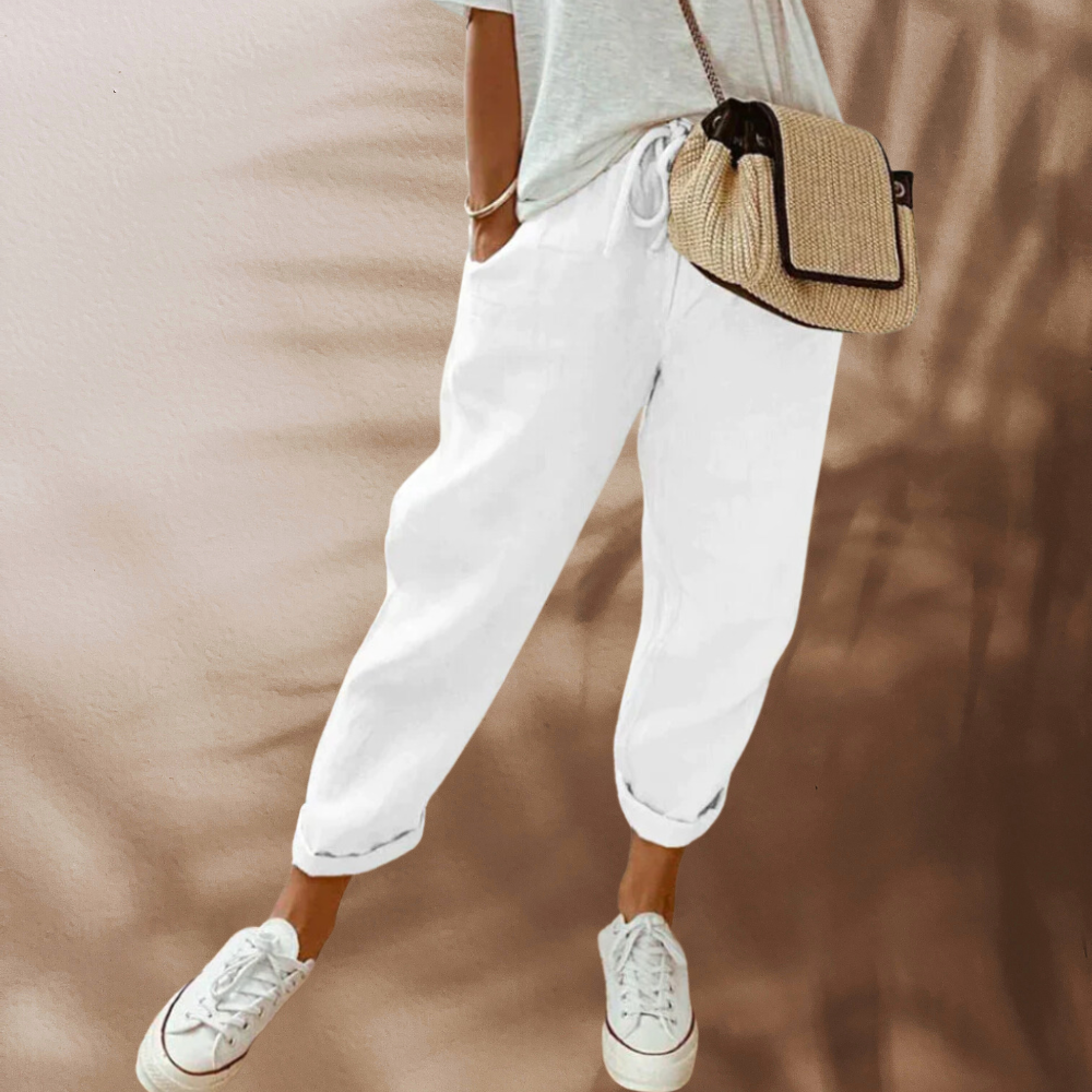 Lässige und stylische Damen Sommer Hose
