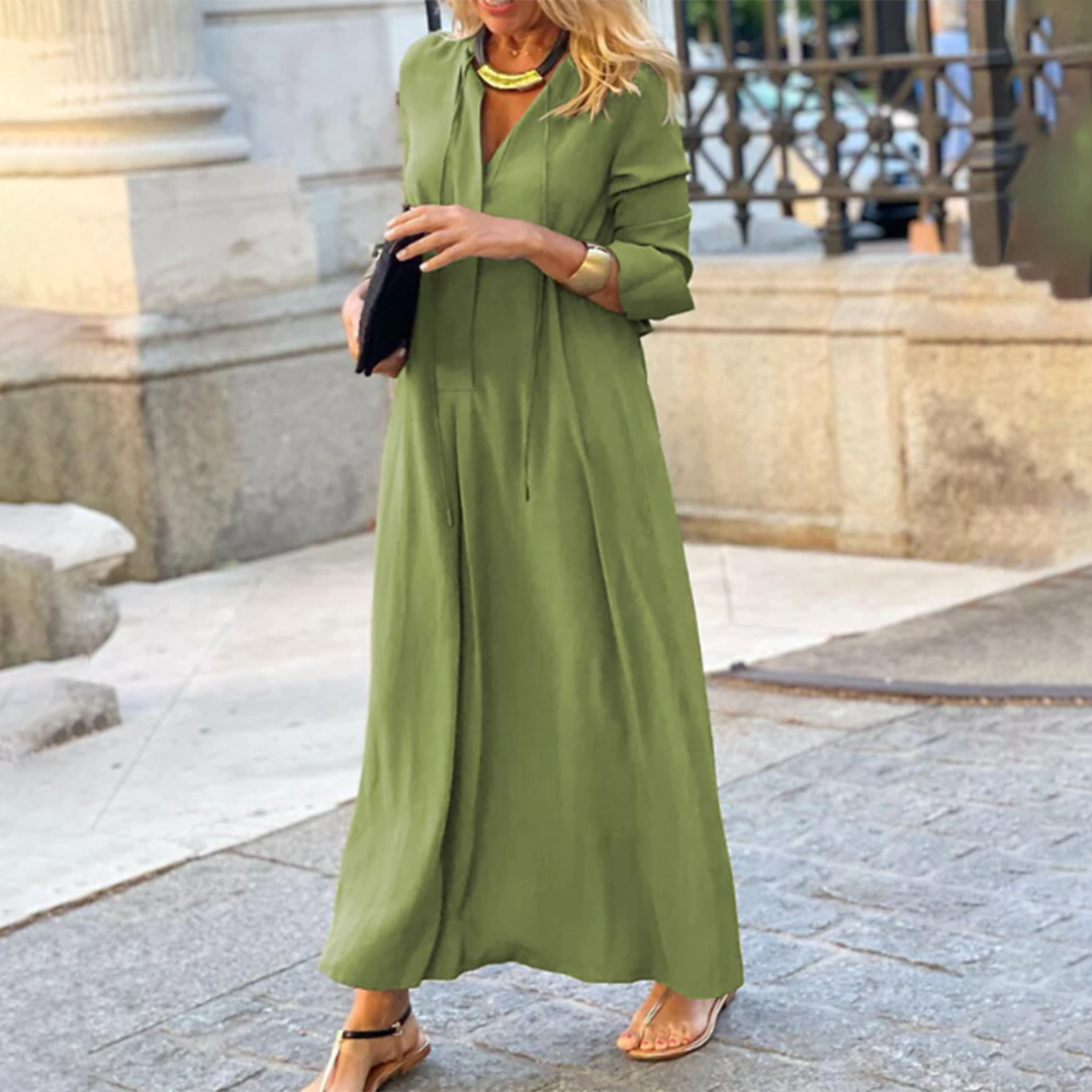 Variant image for Bequemes Maxikleid Für Damen – Elegante Lange Sommer Kleider-16