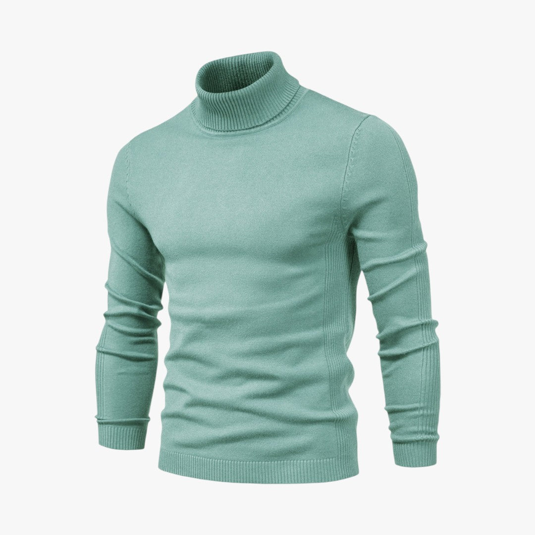 Herren Langarm Rollkragenpullover | Winter