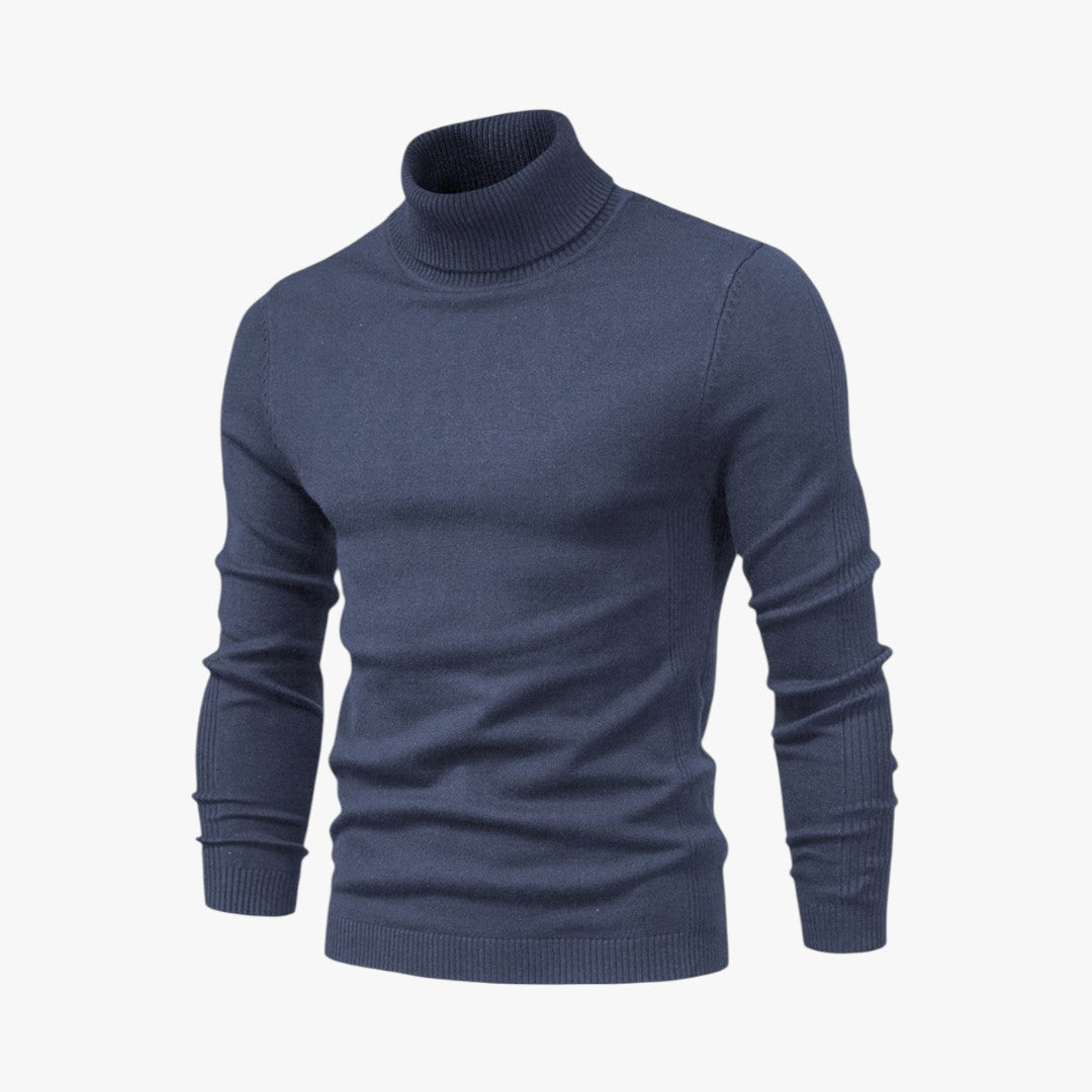 Herren Langarm Rollkragenpullover | Winter