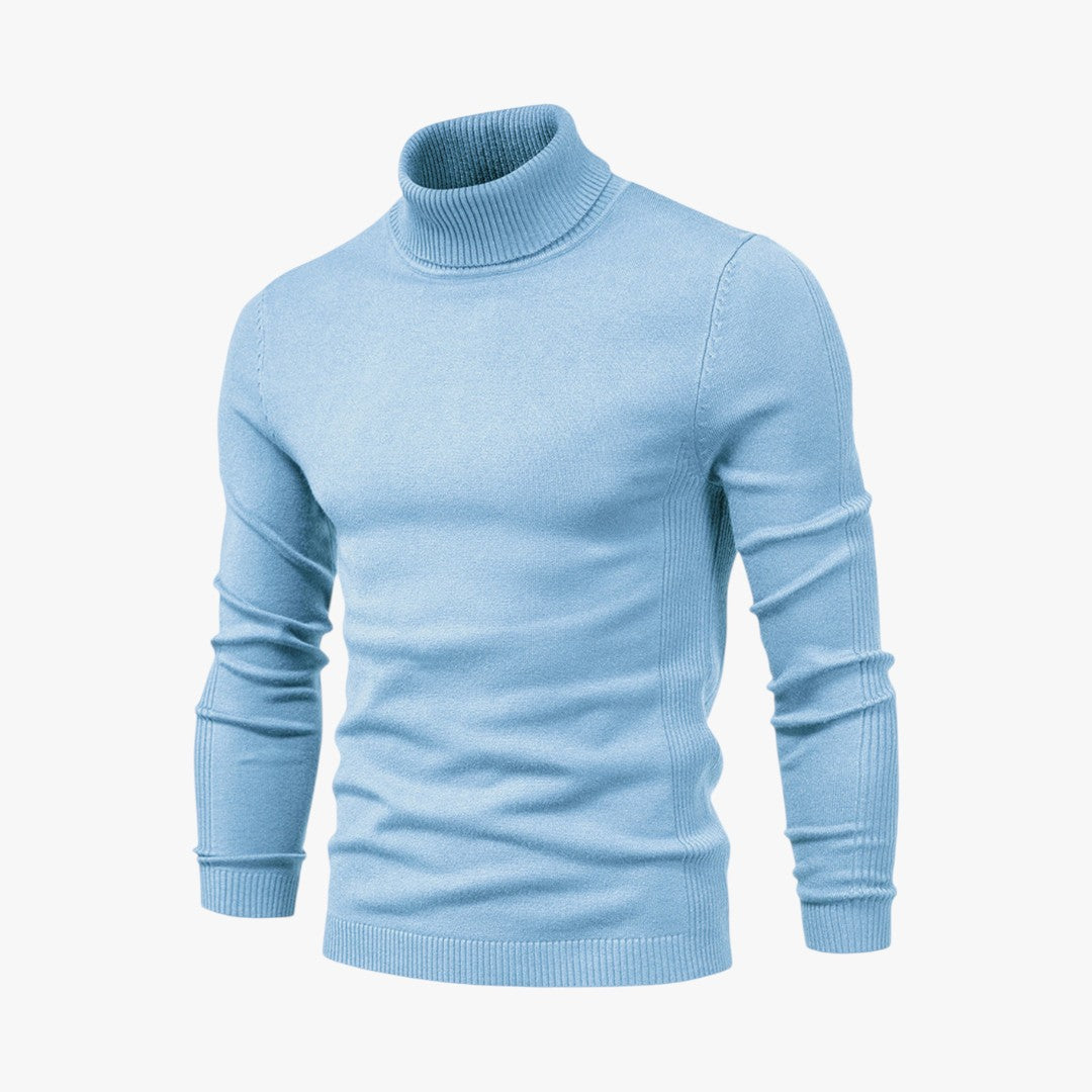 Herren Langarm Rollkragenpullover | Winter