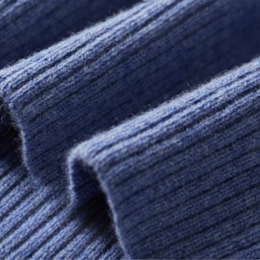 Herren Winter Polopullover mit Kragen