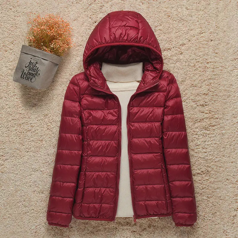 Damen leichte Übergangsjacke | Mit Kapuze