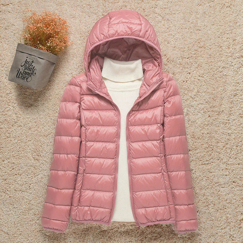 Damen leichte Übergangsjacke | Mit Kapuze