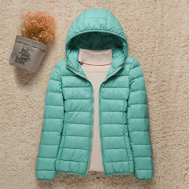 Damen leichte Übergangsjacke | Mit Kapuze