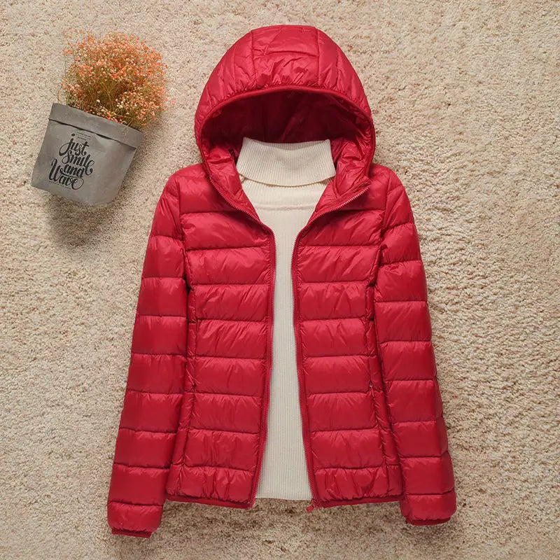 Damen leichte Übergangsjacke | Mit Kapuze