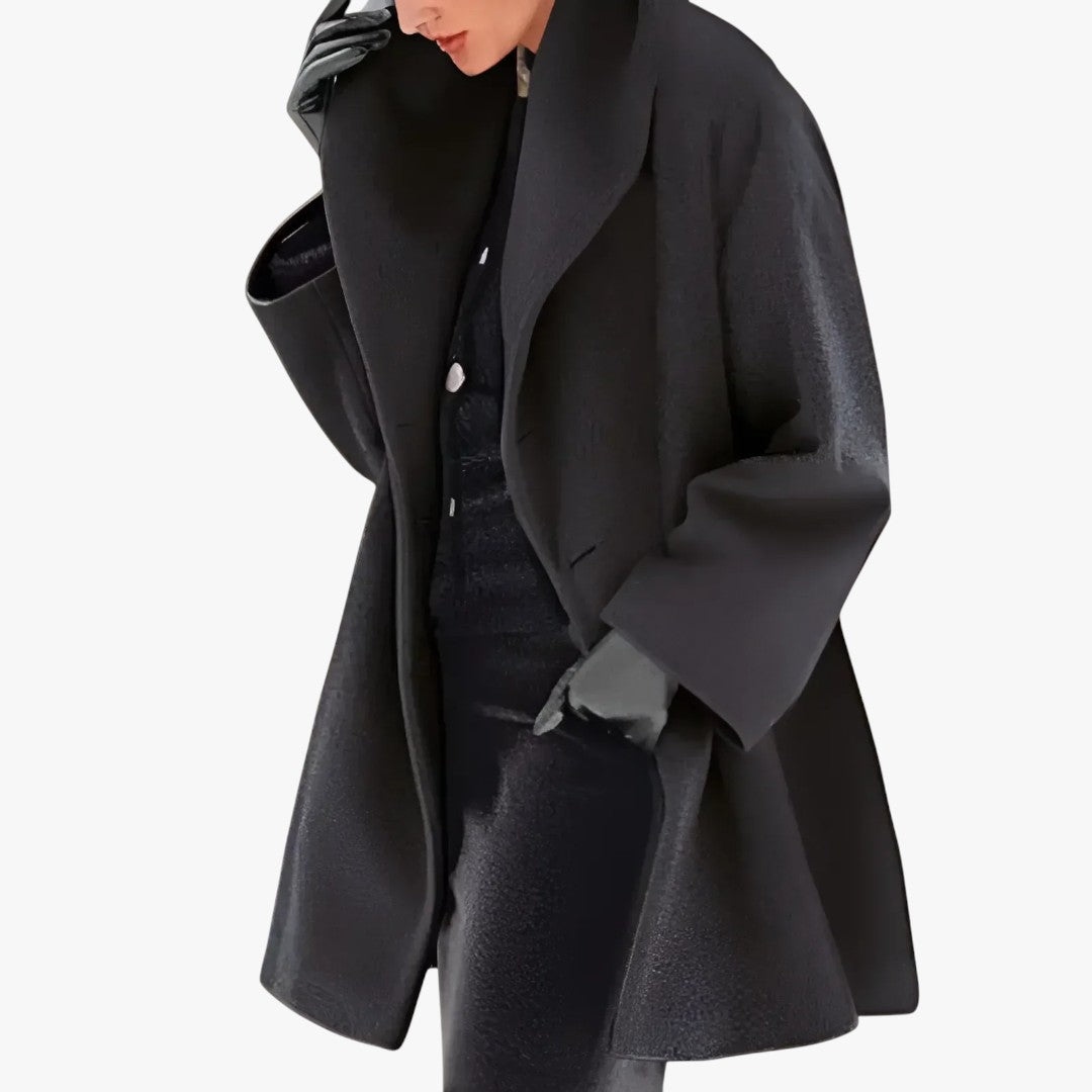 Damen Übergroße Trenchcoat Winterjacke | Lang