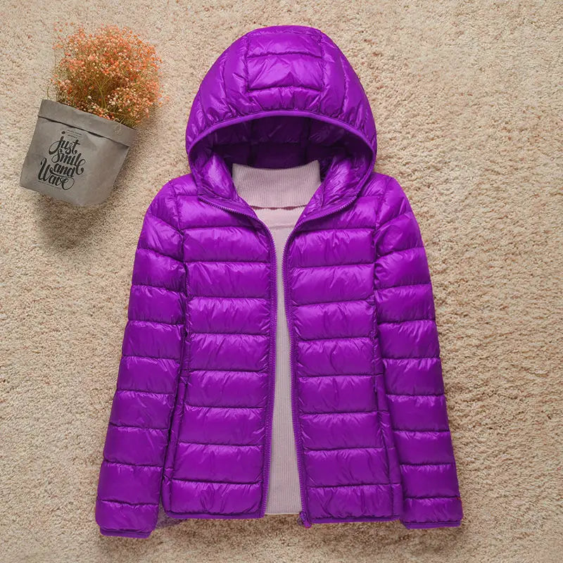 Damen leichte Übergangsjacke | Mit Kapuze