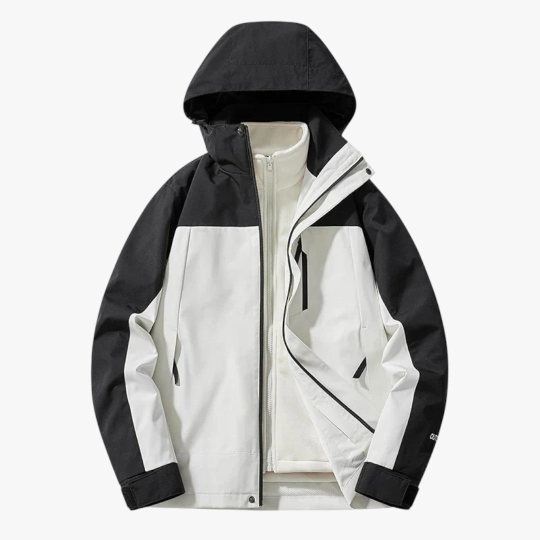 Winter Skijacke mit Kapuze und Reißverschluss | Unisex