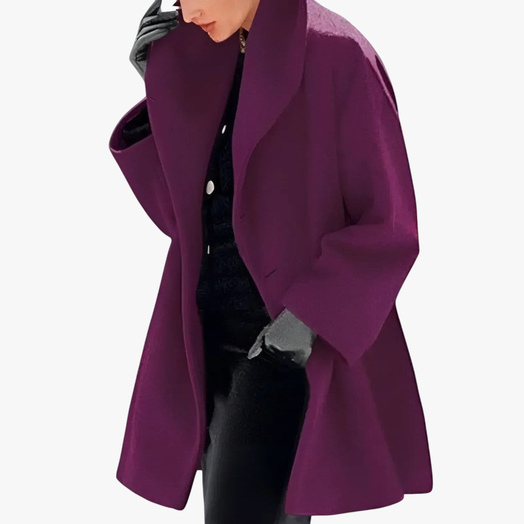 Damen Übergroße Trenchcoat Winterjacke | Lang