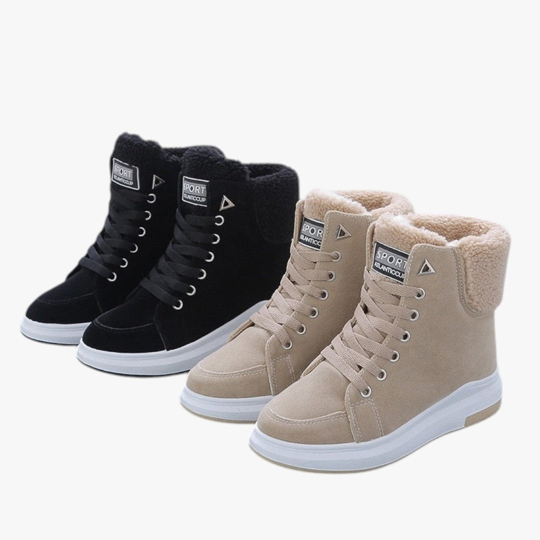 Gefütterte Damen Winterstiefel | Hohe Schuhe mit Futter