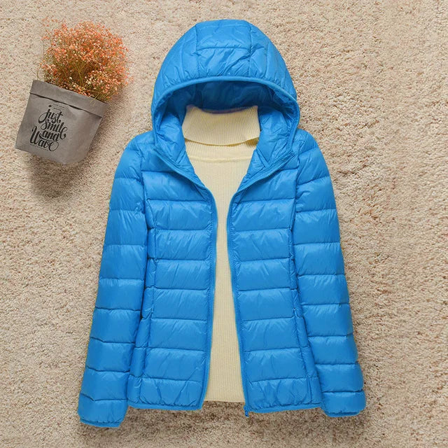 Damen leichte Übergangsjacke | Mit Kapuze