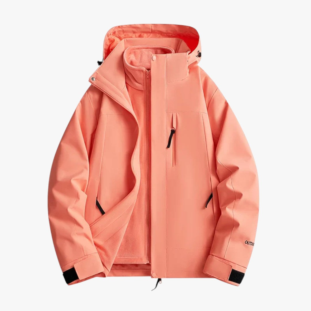 Winter Skijacke mit Kapuze und Reißverschluss | Unisex