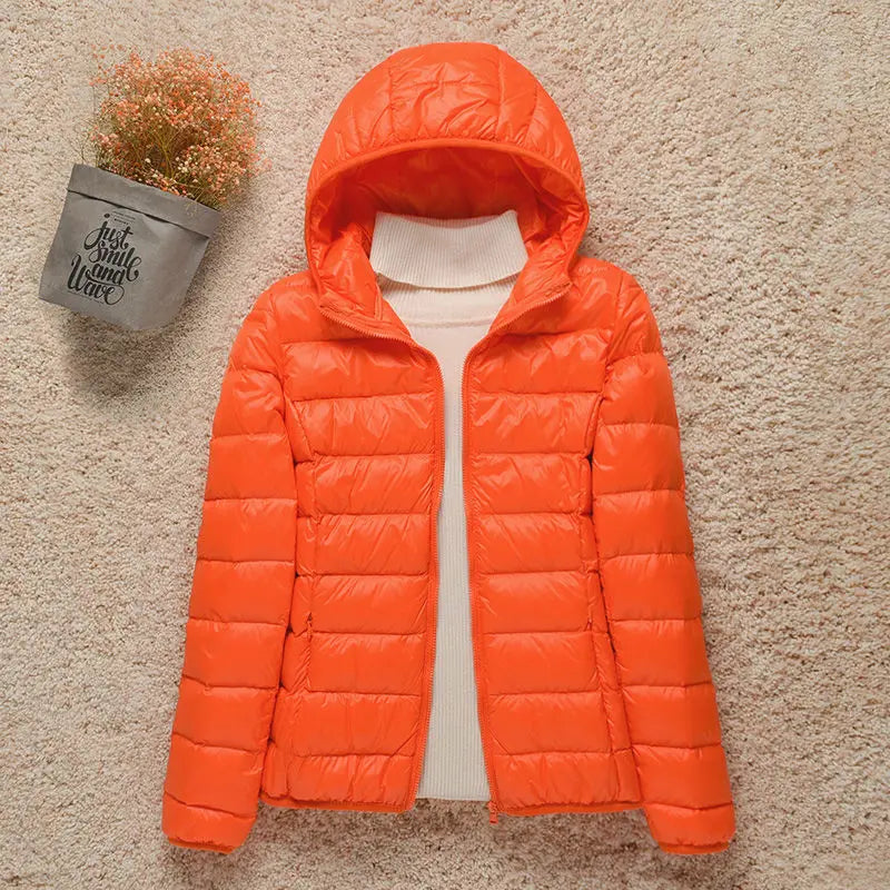 Damen leichte Übergangsjacke | Mit Kapuze