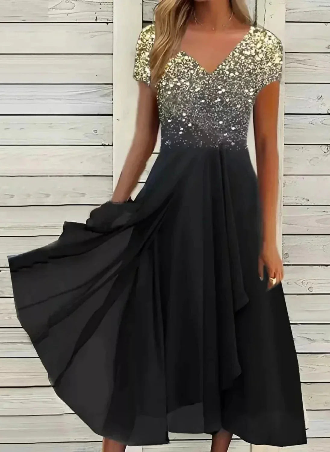 Variant image for Elegantes Damenkleid für Hochzeitsgast & Festliche Anlässe-17