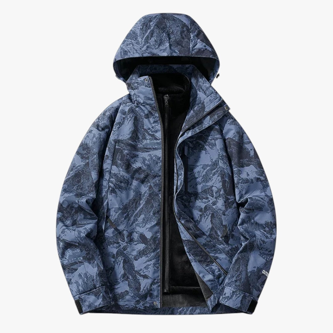 Winter Skijacke mit Kapuze und Reißverschluss | Unisex