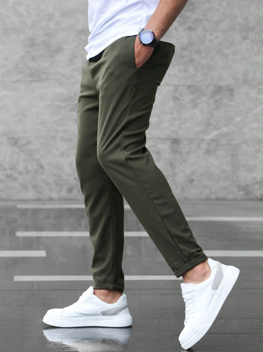 Herren Stretch Hose bequeme und schlanke Passform | Atmungsaktif und formstabil | Ideal für Freizeit und im Büro