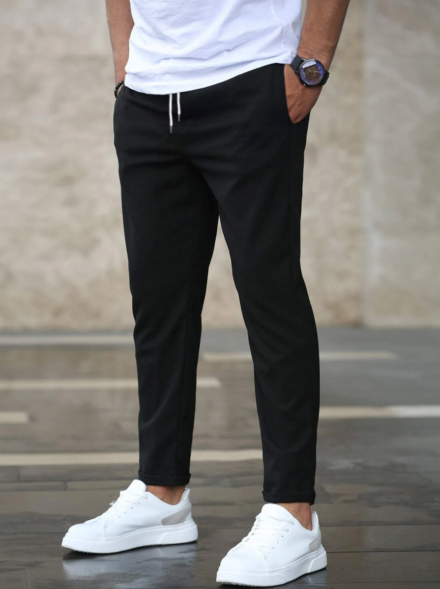 Herren Stretch Hose bequeme und schlanke Passform | Atmungsaktif und formstabil | Ideal für Freizeit und im Büro