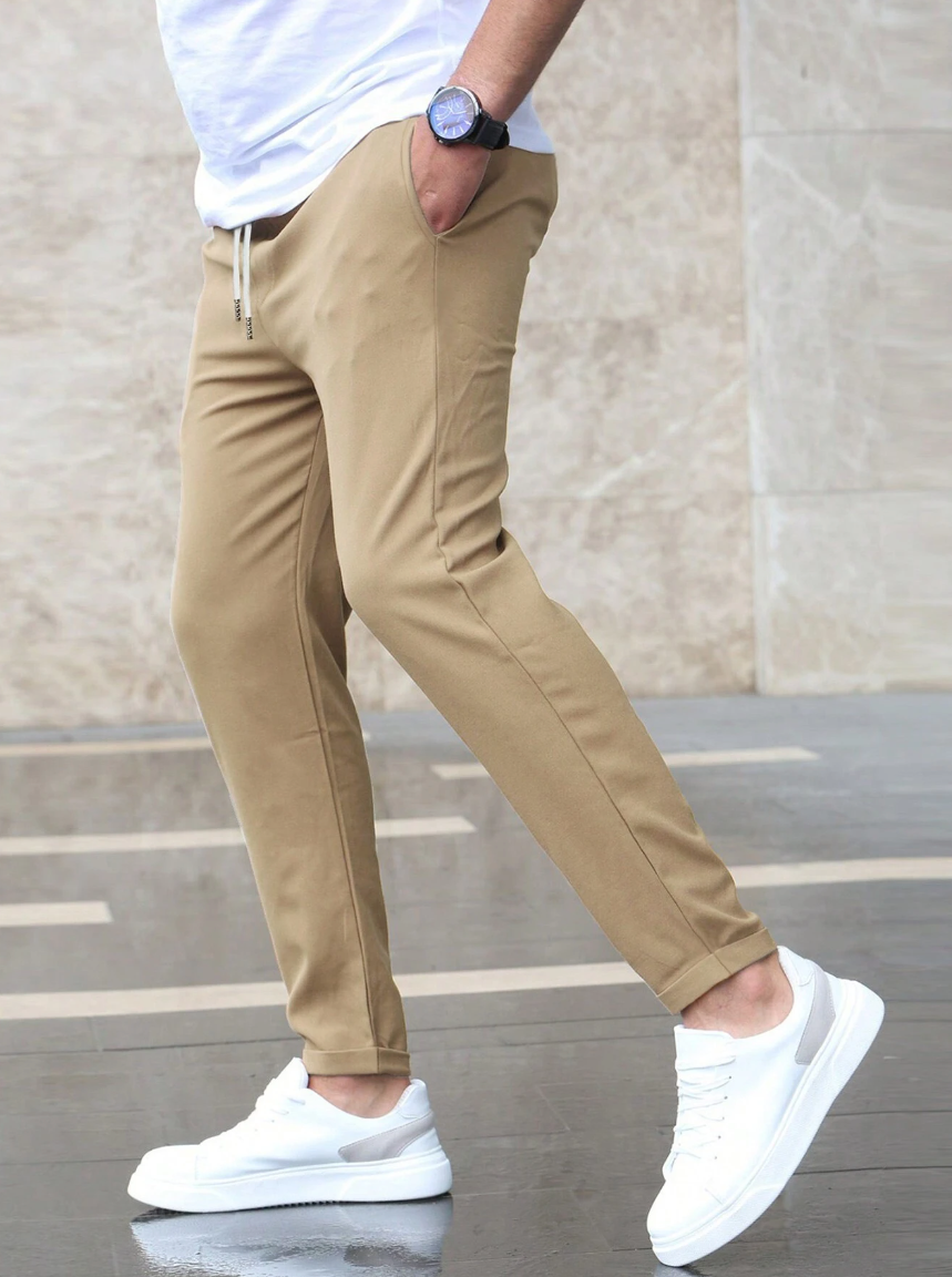 Herren Stretch Hose bequeme und schlanke Passform | Atmungsaktif und formstabil | Ideal für Freizeit und im Büro