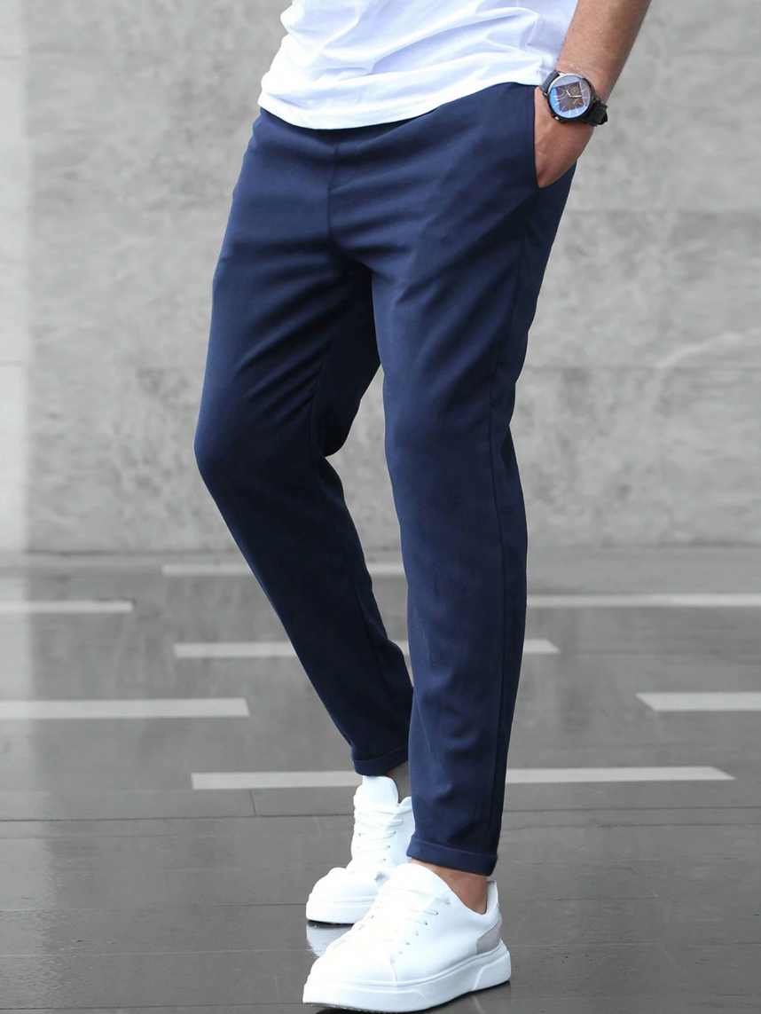 Herren Stretch Hose bequeme und schlanke Passform | Atmungsaktif und formstabil | Ideal für Freizeit und im Büro