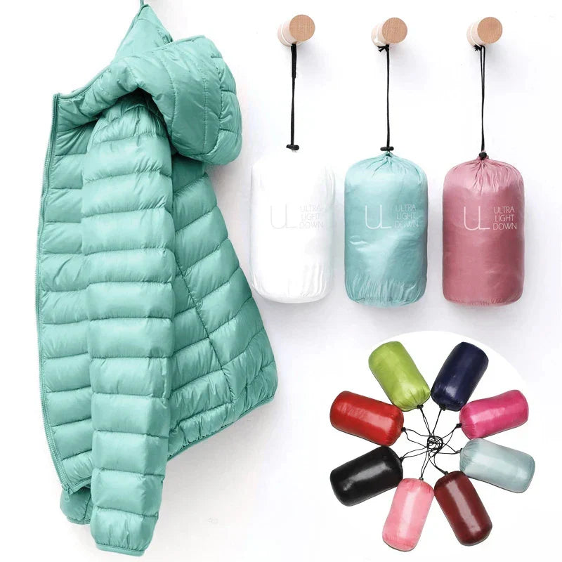 Damen leichte Übergangsjacke | Mit Kapuze