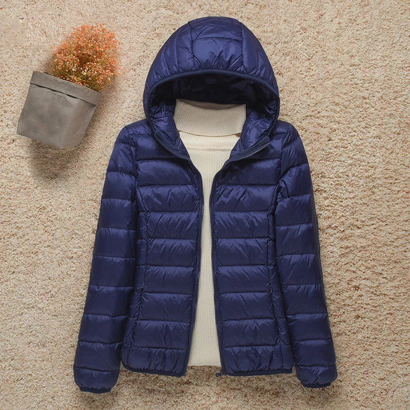 Damen leichte Übergangsjacke | Mit Kapuze