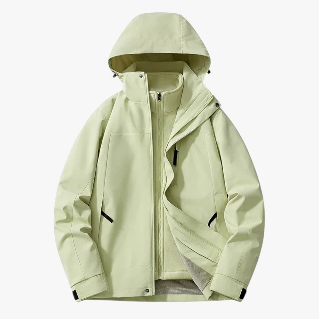 Winter Skijacke mit Kapuze und Reißverschluss | Unisex