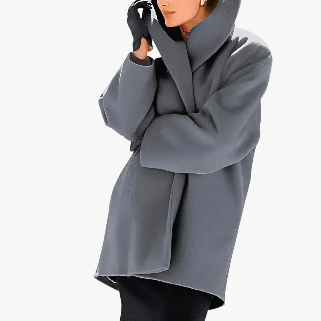 Damen Übergroße Trenchcoat Winterjacke | Lang