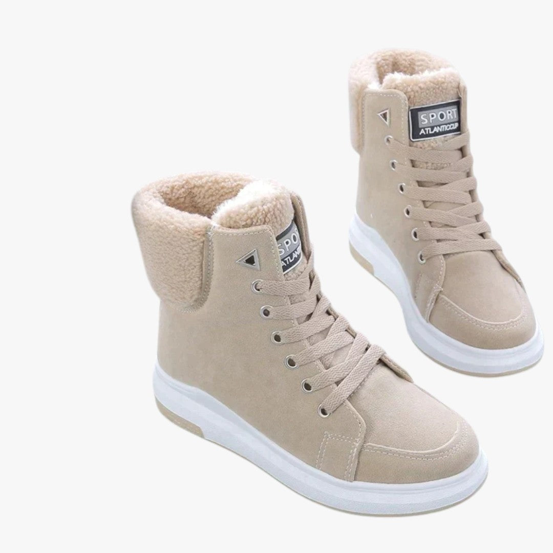 Gefütterte Damen Winterstiefel | Hohe Schuhe mit Futter
