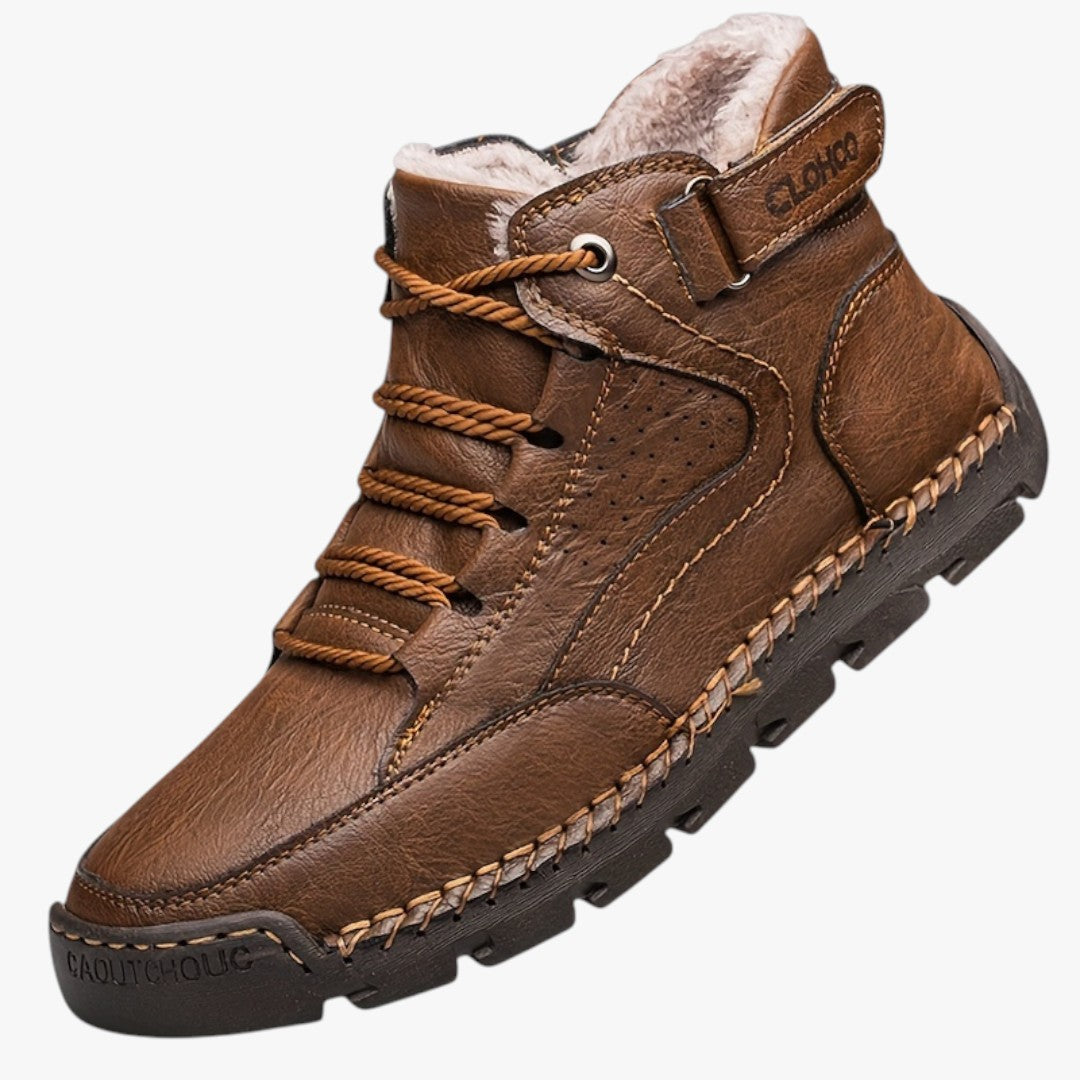 Herren Winterschuhe | Gefütterte Schnürstiefel Knöchelhoch