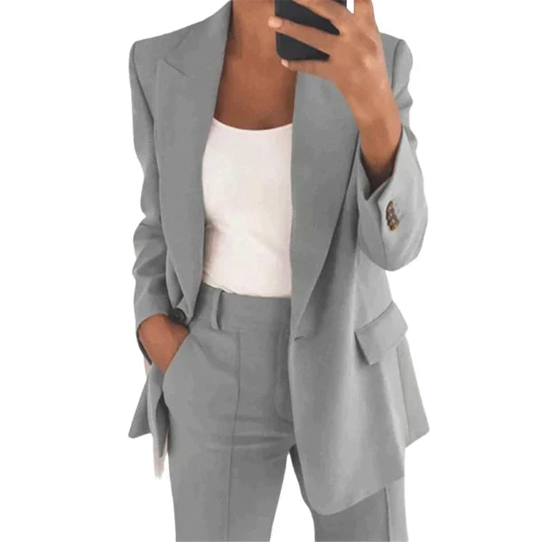 Damen Anzug - Set mit Blazer und Hose formell