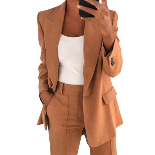 Damen Anzug - Set mit Blazer und Hose formell