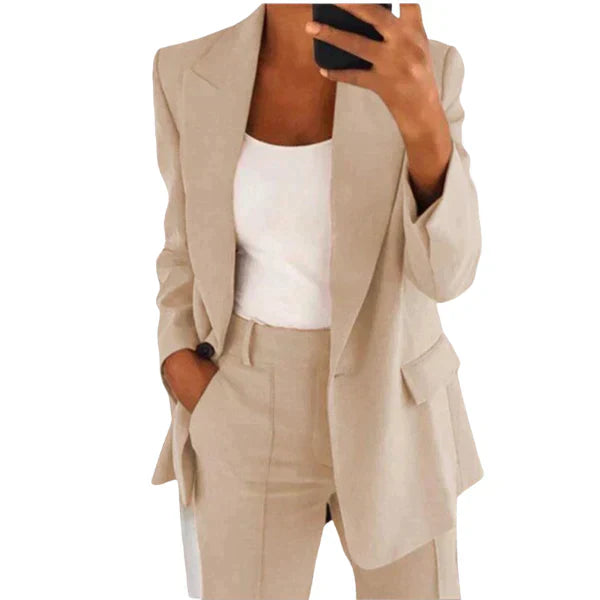 Damen Anzug - Set mit Blazer und Hose formell
