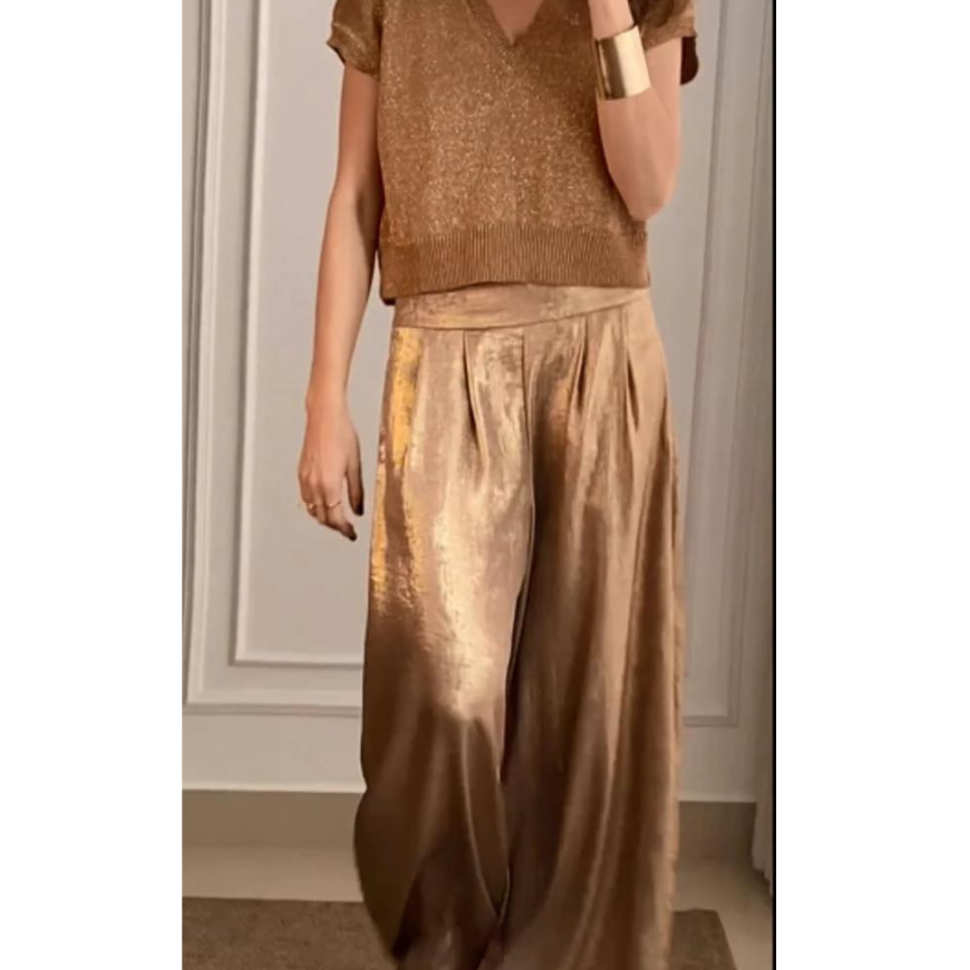 Variant image for Elegantes Tahnee Set für Damen – Oberteil und Hose, Vielseitig-1