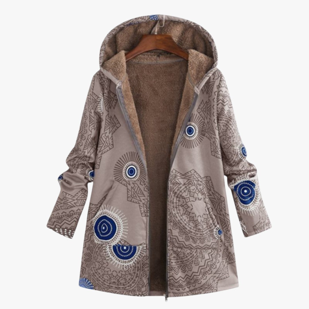 Damen Winterjacke mit Kapuze | Lang