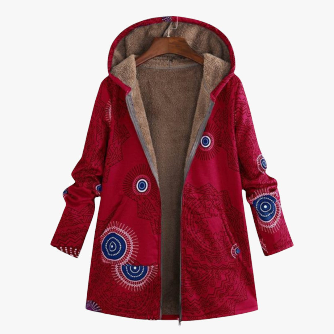 Damen Winterjacke mit Kapuze | Lang