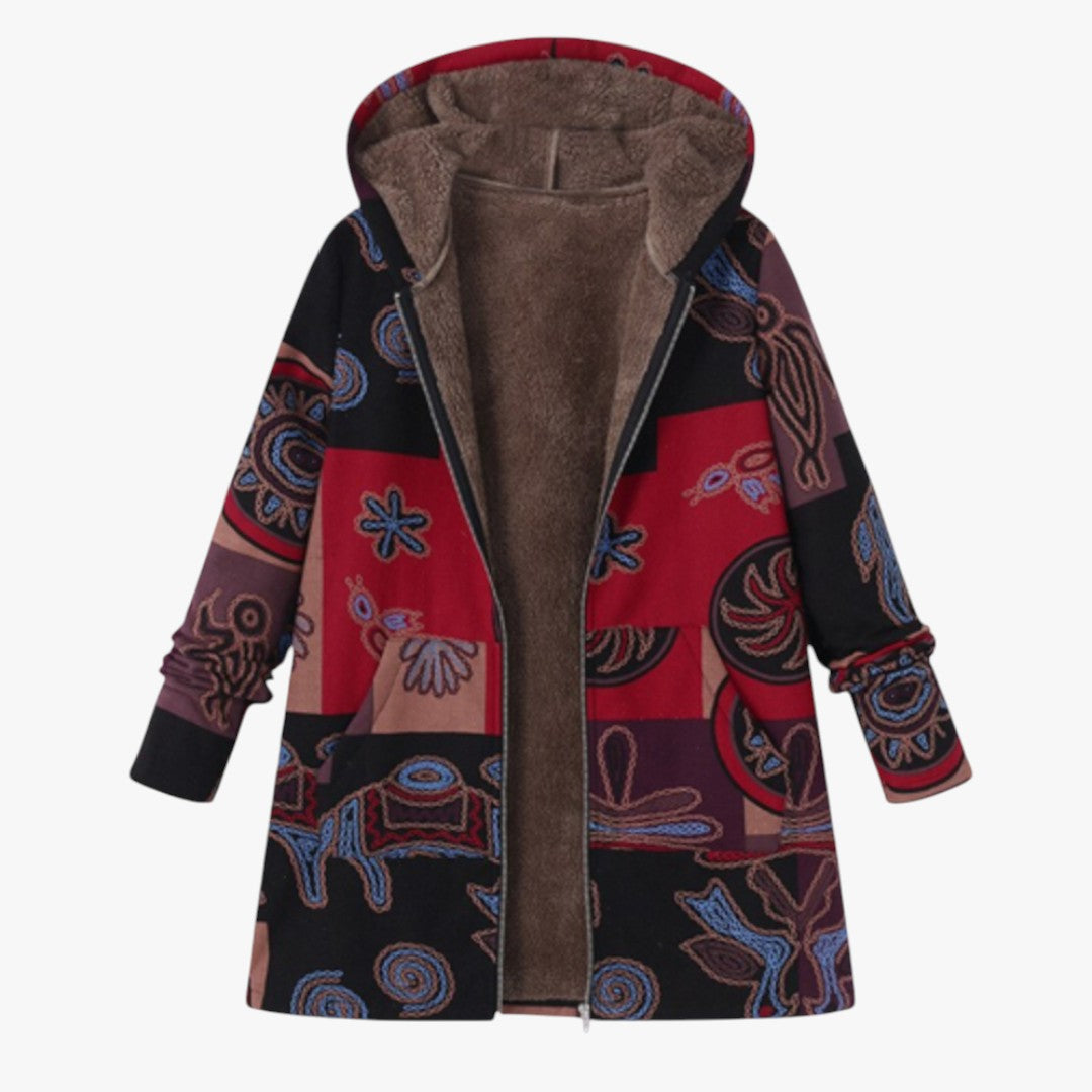 Damen Winterjacke mit Kapuze | Lang