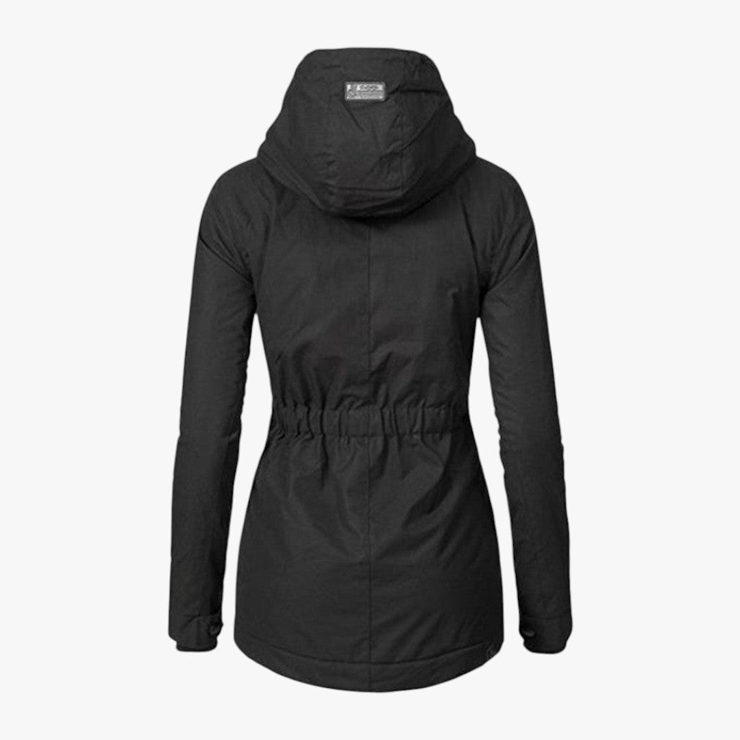 Damen Parka Winter Mantel mit Kapuze | Lang