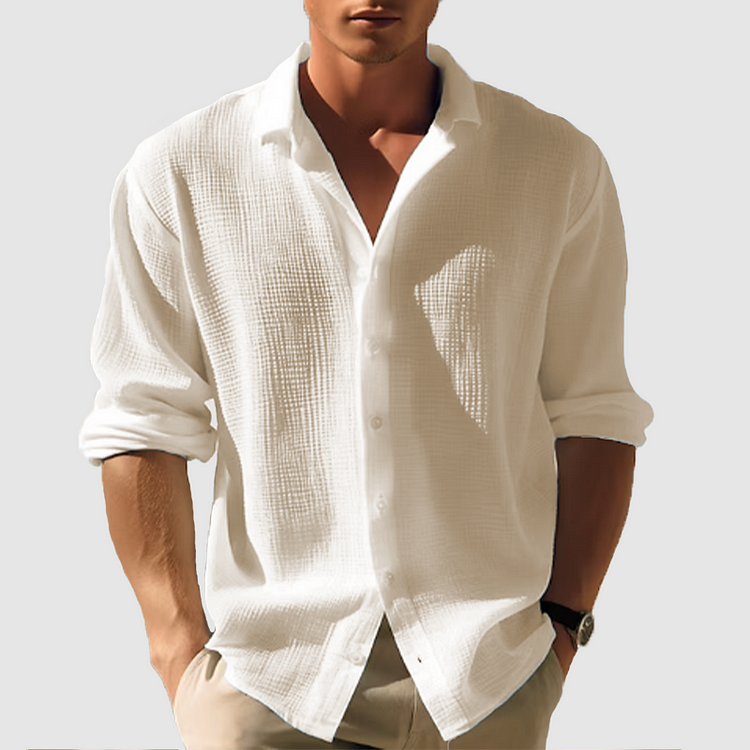 Lässiges Button Down Sommer Hemd für Herren