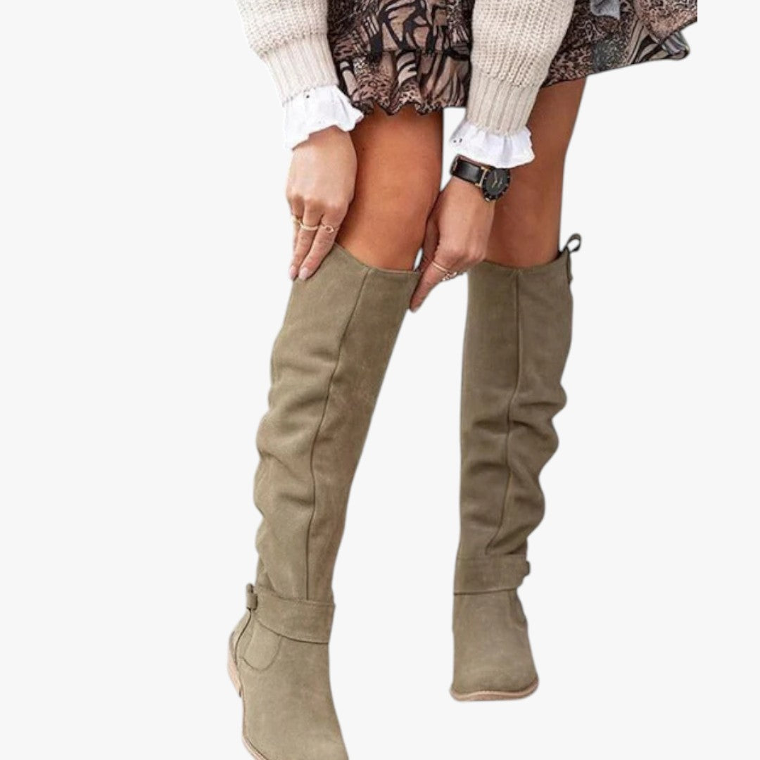 Kniehohe Winterstiefel für Damen