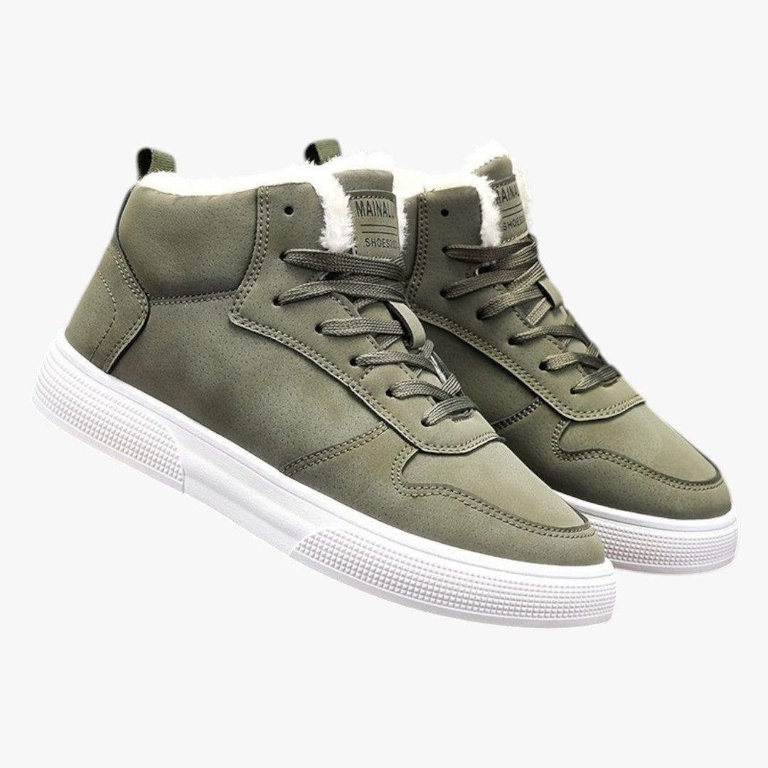 Hohe Herren Winterschuhe | mit Schnürung und Futter