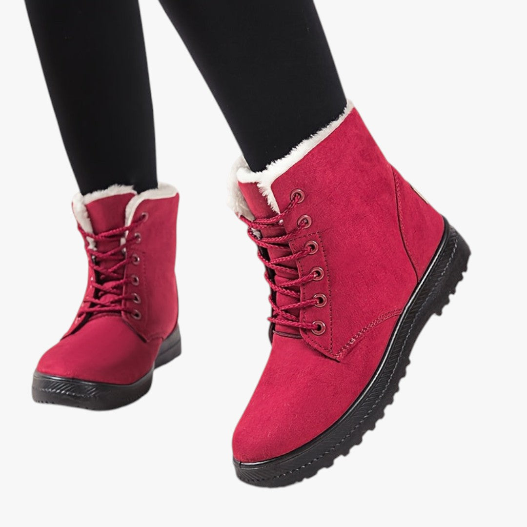 Damen Winterschuhe mit Futter und dicker Sohle