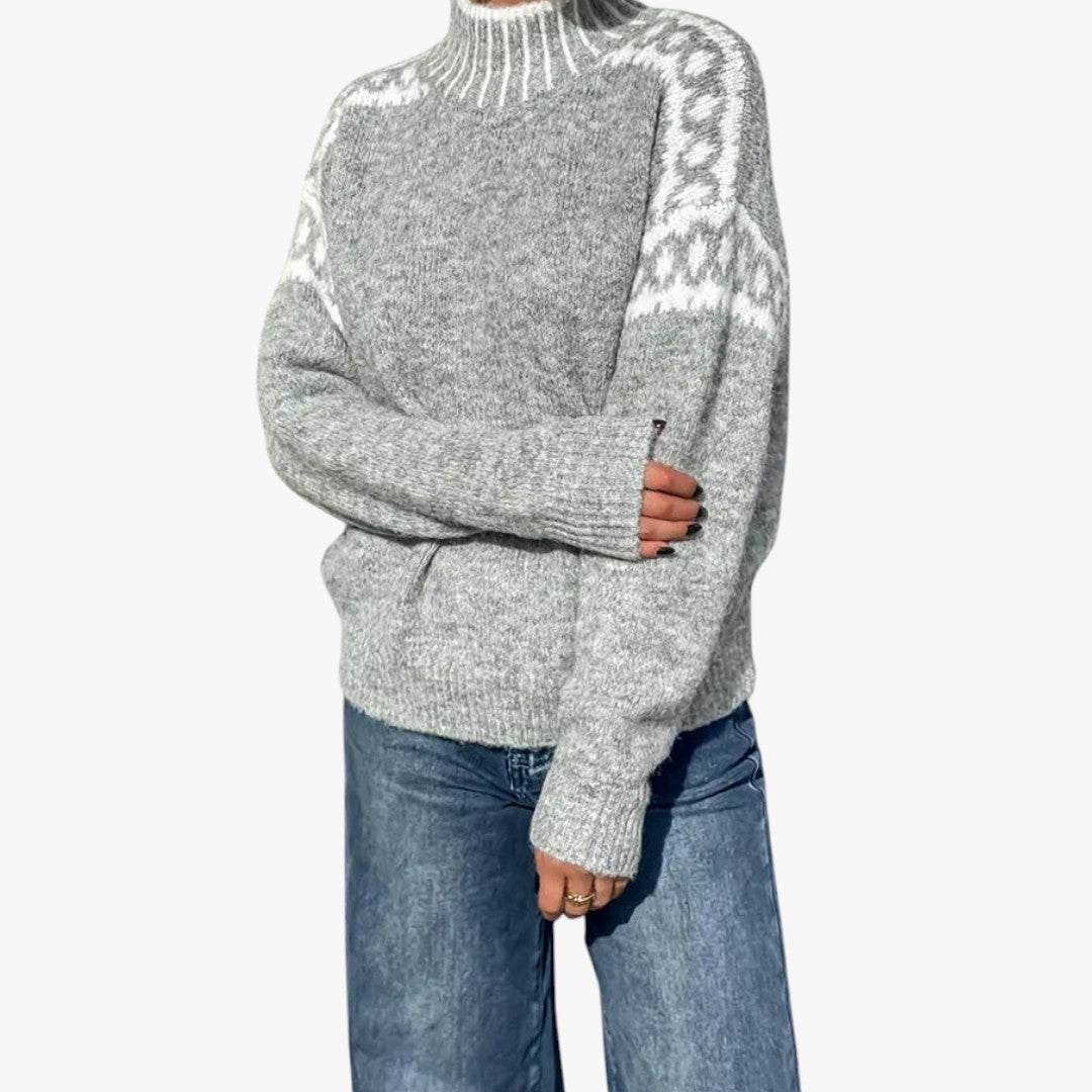 Damen Norweger Rollkragenpullover | Winter